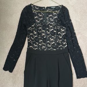 Express black jumpsuit